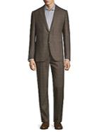Caruso Checkered Wool Suit
