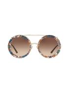 Dolce & Gabbana Origin 63mm Round Sunglasses