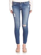 Ag Distressed Legging Ankle Jeans