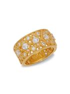 Judith Ripka Goldplated Sterling Silver & Cubic Zirconia Ring
