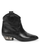 Isabel Marant Dawyna Leather Western Ankle Boots