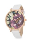 Ted Baker London Floral Dial Analog Watch