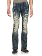 Cult Of Individuality Distressed Cotton Jeans