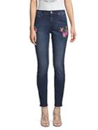 True Religion Embroidered Curvy Skinny Jeans
