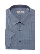 Canali Checkered Cotton Dress Shirt