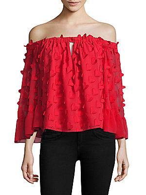 Alice Mccall Love Conquer Off-the-shoulder Top