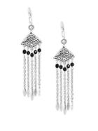 Lois Hill Signature Sterling Silver Drop Earrings