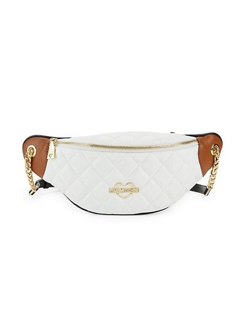 Love Moschino Quilted Logo Belt Bag