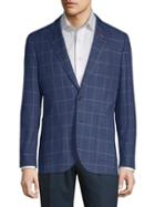 Tailorbyrd Checker Linen Cotton Jacket