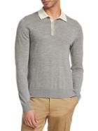 Ralph Lauren Wool Jersey-placket Pullover