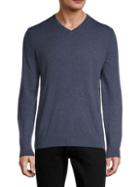 Theory V-neck Merino Wool-blend Sweater