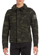 Jetlag Woven Camouflage Military Jacket