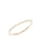 Casa Reale 14k Yellow Gold & Diamond Stackable Octagon Ring
