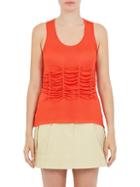 Carven Ruched Tank Top