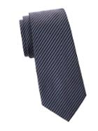 Armani Collezioni Jacquard Striped Silk Tie