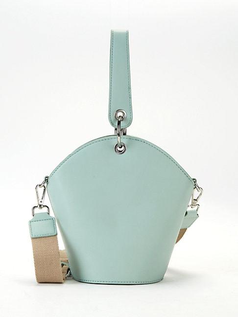 French Connection Medina Faux Leather Bucket Bag