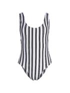 Cynthia Rowley Striped Boca One-piece Swimsuit