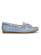 Michael Michael Kors Sutton Croc-embossed Leather Mocassin Loafers