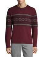 Saks Fifth Avenue Geometric-print Cashmere Sweater