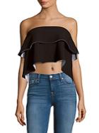 Kendall + Kylie Strapless Cropped Top