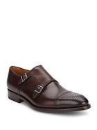 Saks Fifth Avenue By Magnanni Leather Monk Strap Shoes