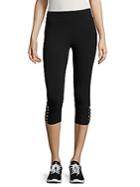 Marc New York By Andrew Marc Performance Cropped Crisscross Performance Leggings