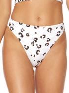 Dolce Vita Leopard High-waist Bikini Bottom