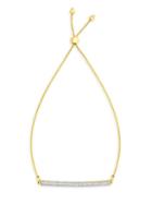 Saks Fifth Avenue 14k Gold Diamond Bar Pull Necklace