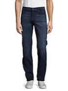 7 For All Mankind Slimmy Clean Straight-slim-fit Five-pocket Jeans