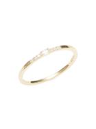 Nephora 14k Yellow Gold Marquise Diamond Ring
