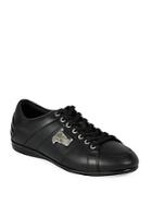 Versace Leather Lace-up Sneakers
