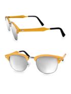 Aqs Milo 49mm Clubmaster Sunglasses