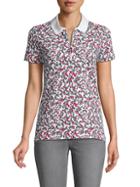 Tommy Hilfiger Printed Zip-front Polo