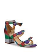 Alexandre Birman Multicolored Striped Sandals