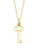 Saks Fifth Avenue Made In Italy 14k Yellow Gold Key Pendant Necklace