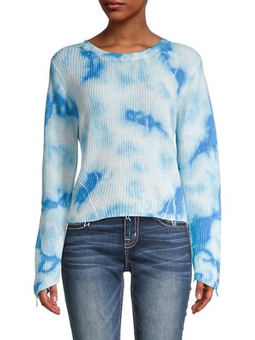 Raffi Tie-dye Cotton & Silk Sweater