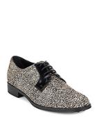 Tod's Spotted Calf Hair Derby Shoes