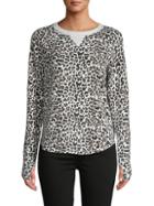 Theo & Spence Yummy Leopard Pullover