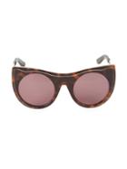 Karl Lagerfeld Paris 52mm Modified Cateye Sunglasses