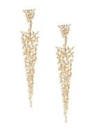 Suzanne Kalan 18k Yellow Gold & Diamond Drop Earrings