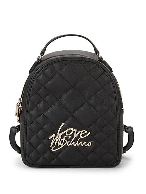Love Moschino Quilted Mini Backpack