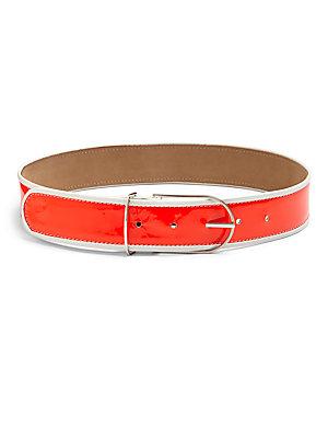 Peserico Contrast-trim Leather Belt
