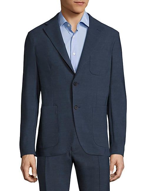 Saks Fifth Avenue X Traiano Collection Stretch Garment-dyed Blazer