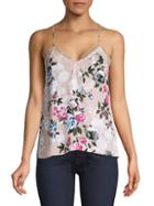 Cami Nyc The Racer Floral Silk Georgette Camisole