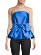 Milly Pleated Strapless Top