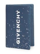 Givenchy Graffiti Logo Leather Card Case