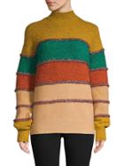 Allison New York Multicolored Stripe Sweater
