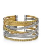 Alor Stainless Steel Two-tone Bangle
