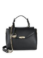 Versace Collection Leather Top Handle Satchel Bag
