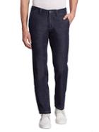 Saks Fifth Avenue Collection Stone Wash Straight-fit Jeans
